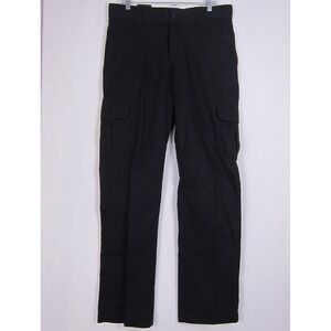 Genuine Dickies 34x34 NEW Men's Black Regular Fit Straight Leg Flex Cargo Pants